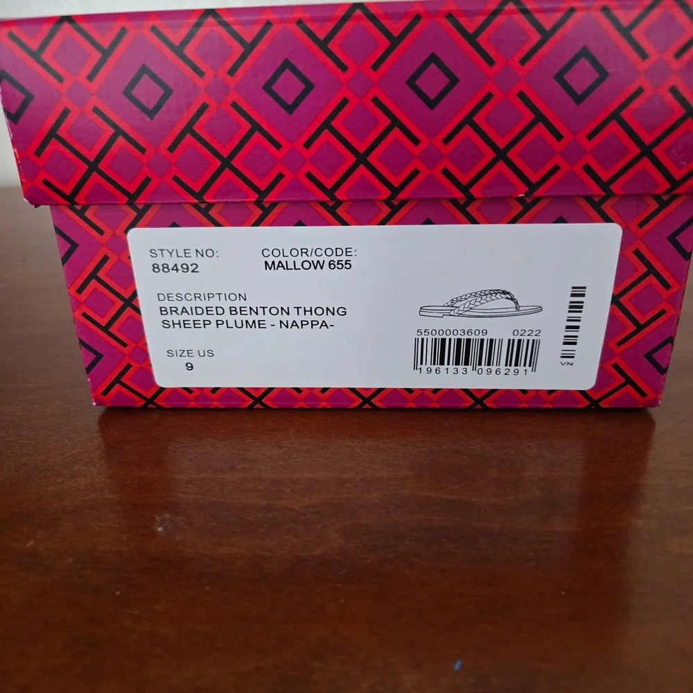 Tory Burch Pink Braided Sandals - Picture 5 of 7